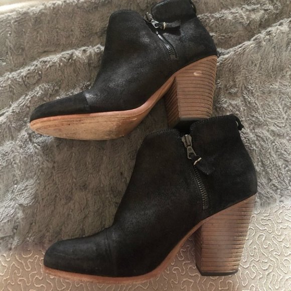 rag & bone Margot Black Heeled Bootie 7.5 - Picture 6 of 12